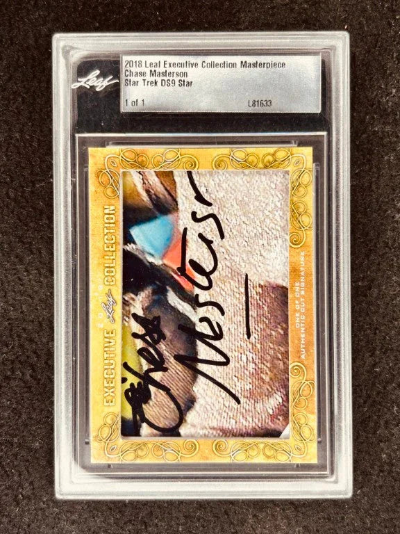 Chase Masterson 2018 Leaf Masterpiece Cut Signature certified autograph card 1/1 JSA Star Trek Deep Space 9 - AutographsForSale.com