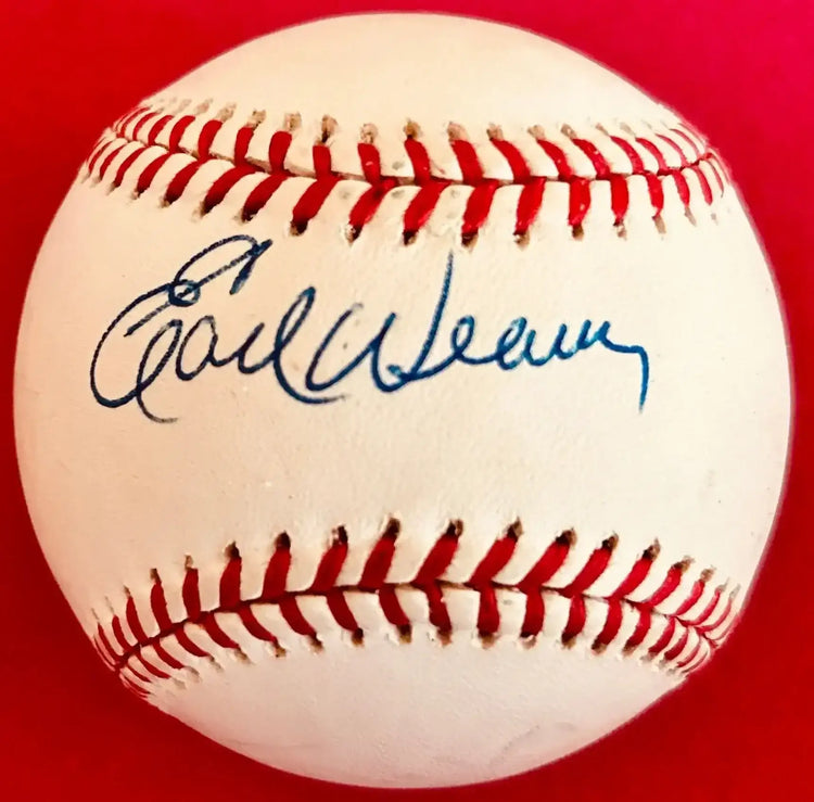 Earl Weaver autographed American League baseball JSA Orioles - AutographsForSale.com