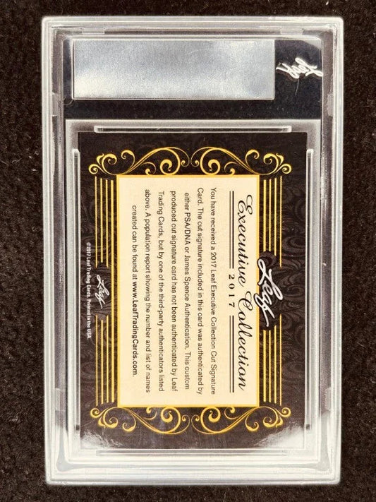 Bob Pettit 2017 Leaf Masterpiece Cut Signature certified signed card 1/1 JSA LSU - AutographsForSale.com