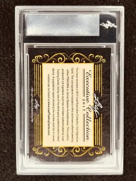 Bob Pettit 2017 Leaf Masterpiece Cut Signature certified signed card 1/1 JSA LSU - AutographsForSale.com