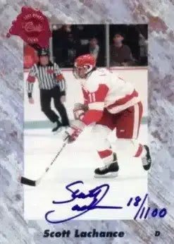 Scott Lachance certified autograph 1991 Classic card - AutographsForSale.com