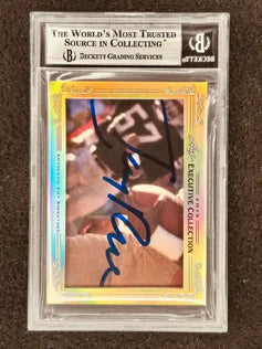 Bill Walsh & Jerry Rice 2013 Leaf Masterpiece Cut Signature certified signed card 1/1 49ers JSA - AutographsForSale.com