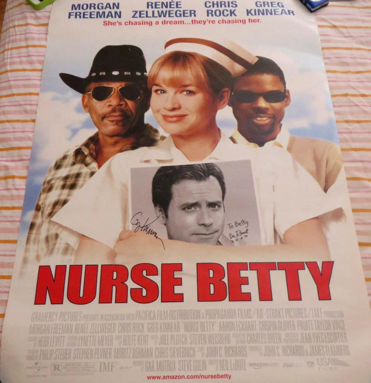 Greg Kinnear signed Nurse Betty 27x40 movie poster JSA - AutographsForSale.com