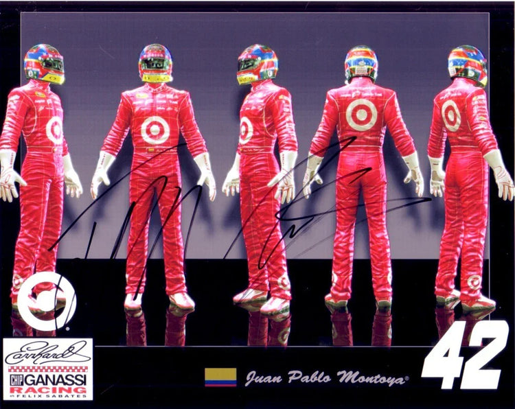 Juan Pablo Montoya autographed NASCAR 8x10 photo - AutographsForSale.com