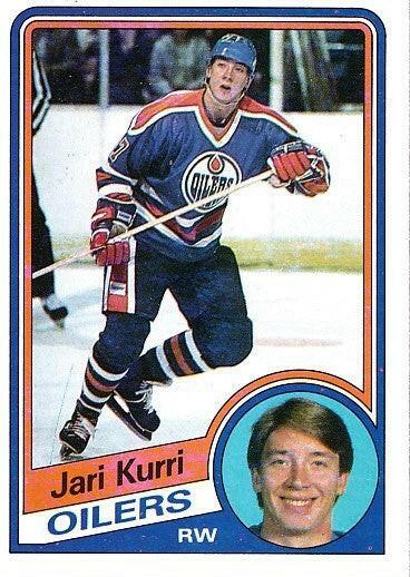 Jari Kurri Edmonton Oilers 1984-85 Topps card - AutographsForSale.com