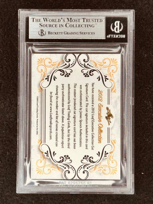 Bryan Trottier 2012 Leaf Masterpiece Cut Signature certified autograph card 1/1 JSA New York Islanders - AutographsForSale.com