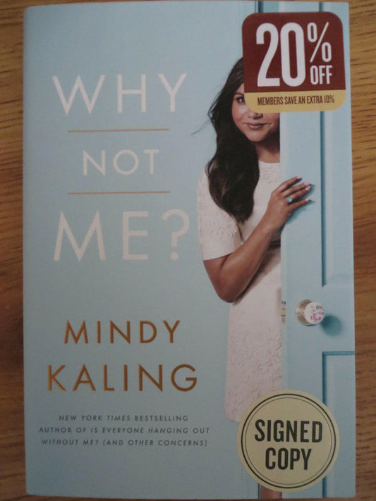 Mindy Kaling autographed Why Not Me 1st edition book - AutographsForSale.com