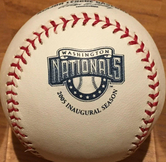 Frank Robinson signed Washington Nationals 2005 Inaugural Season MLB baseball JSA - AutographsForSale.com