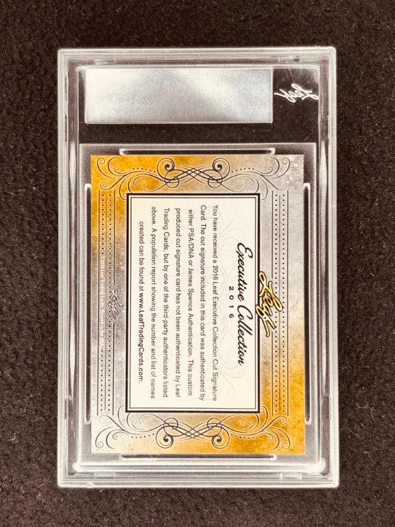 Red Grange 2016 Leaf Masterpiece Cut Signature certified signed card 1/1 JSA Bears - AutographsForSale.com