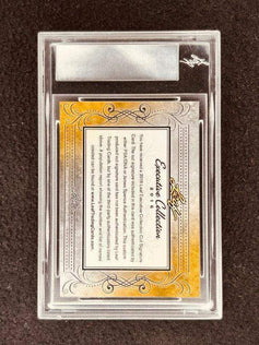 Red Grange 2016 Leaf Masterpiece Cut Signature card 1/1 JSA Chicago Bears - AutographsForSale.com