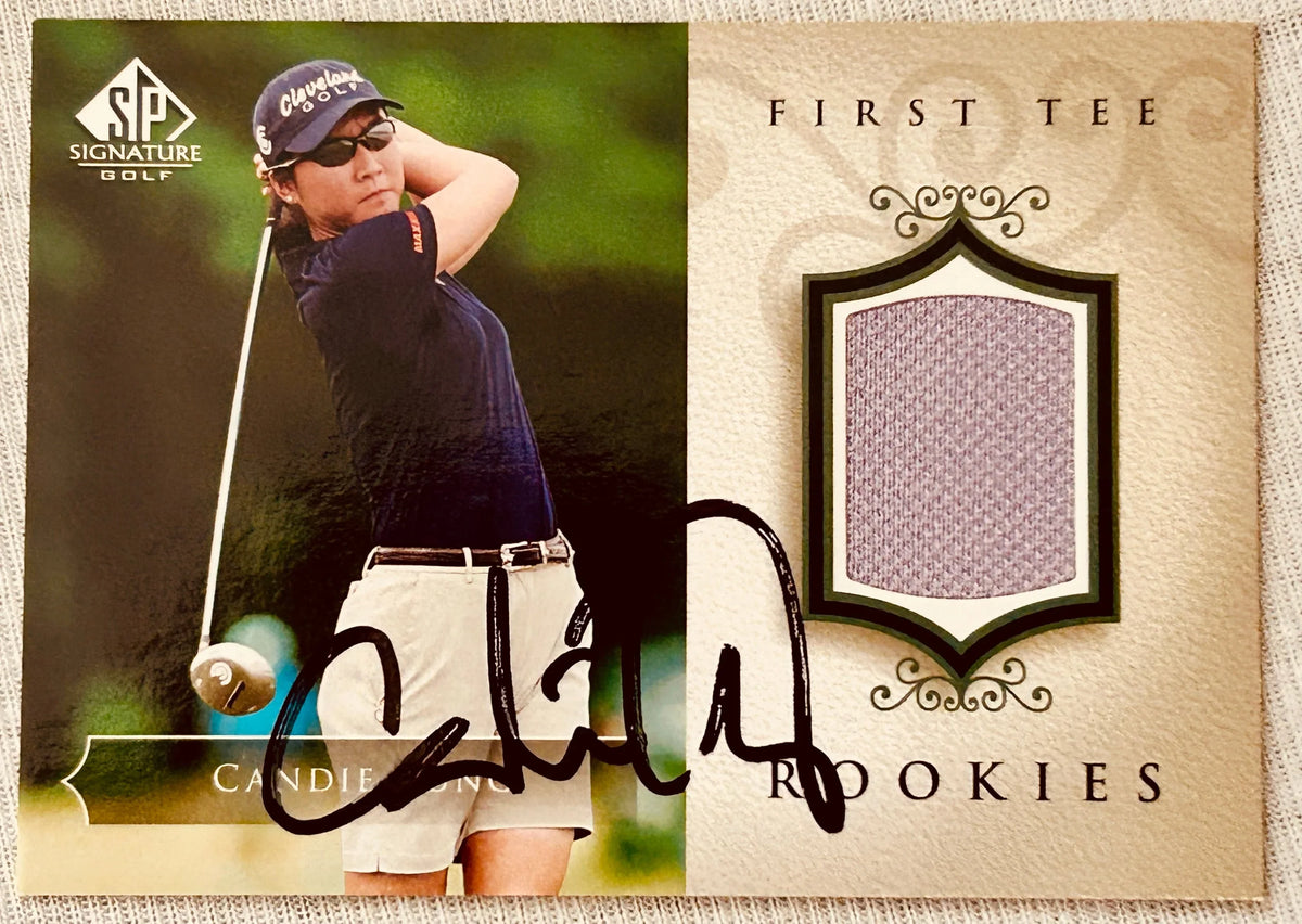 Candie Kung signed 2004 SP Signature LPGA golf tournament Worn Shirt card - AutographsForSale.com