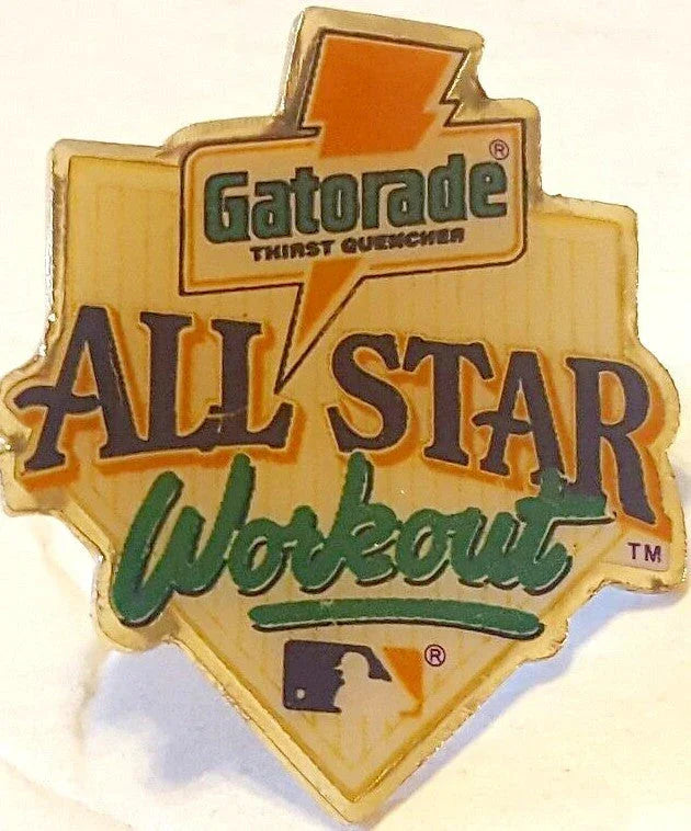 Early 1990s Gatorade MLB All-Star Game Workout pin NEW - AutographsForSale.com