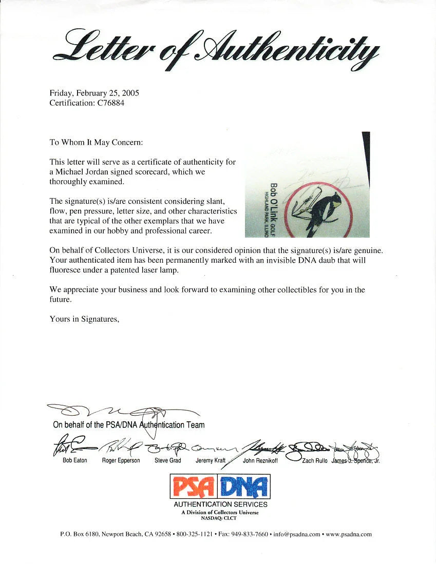 Michael Jordan & Scottie Pippen 2014 Leaf Masterpiece Cut Signature certified signed card 1/1 PSA Chicago Bulls - AutographsForSale.com