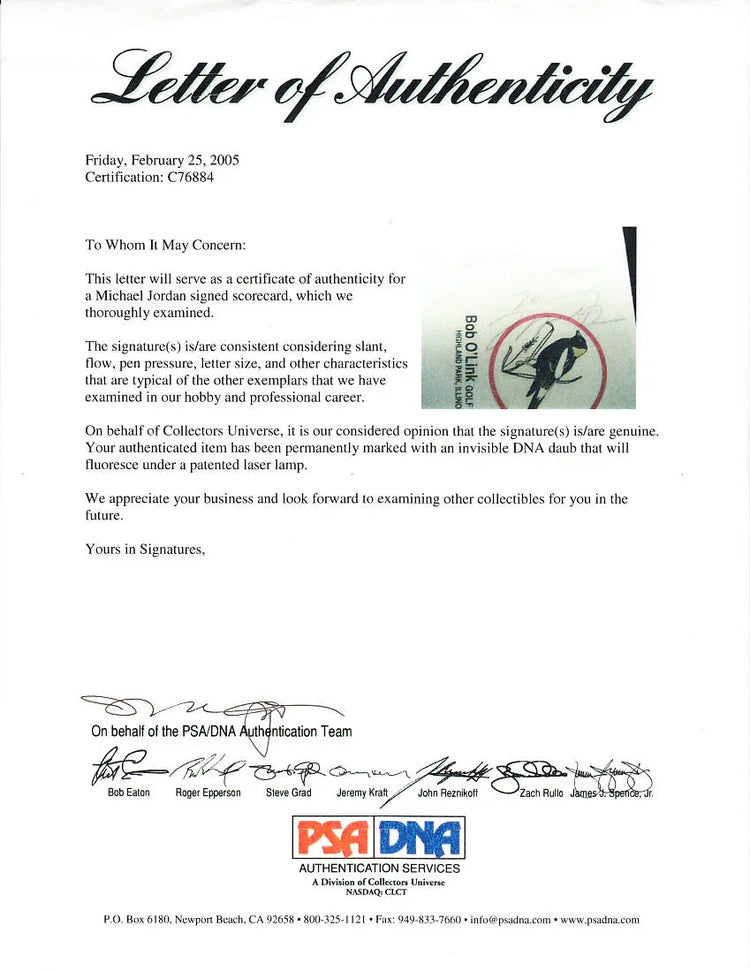 Michael Jordan & Scottie Pippen 2014 Leaf Masterpiece Cut Signature certified signed card 1/1 PSA Chicago Bulls - AutographsForSale.com