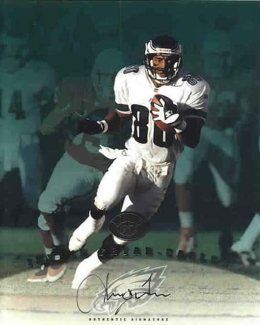 Irving Fryar certified autograph Philadelphia Eagles 1997 Leaf 8x10 card - AutographsForSale.com