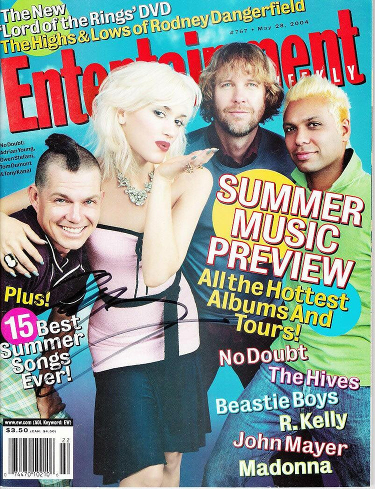 Adrian Young signed No Doubt 2004 Entertainment Weekly magazine - AutographsForSale.com