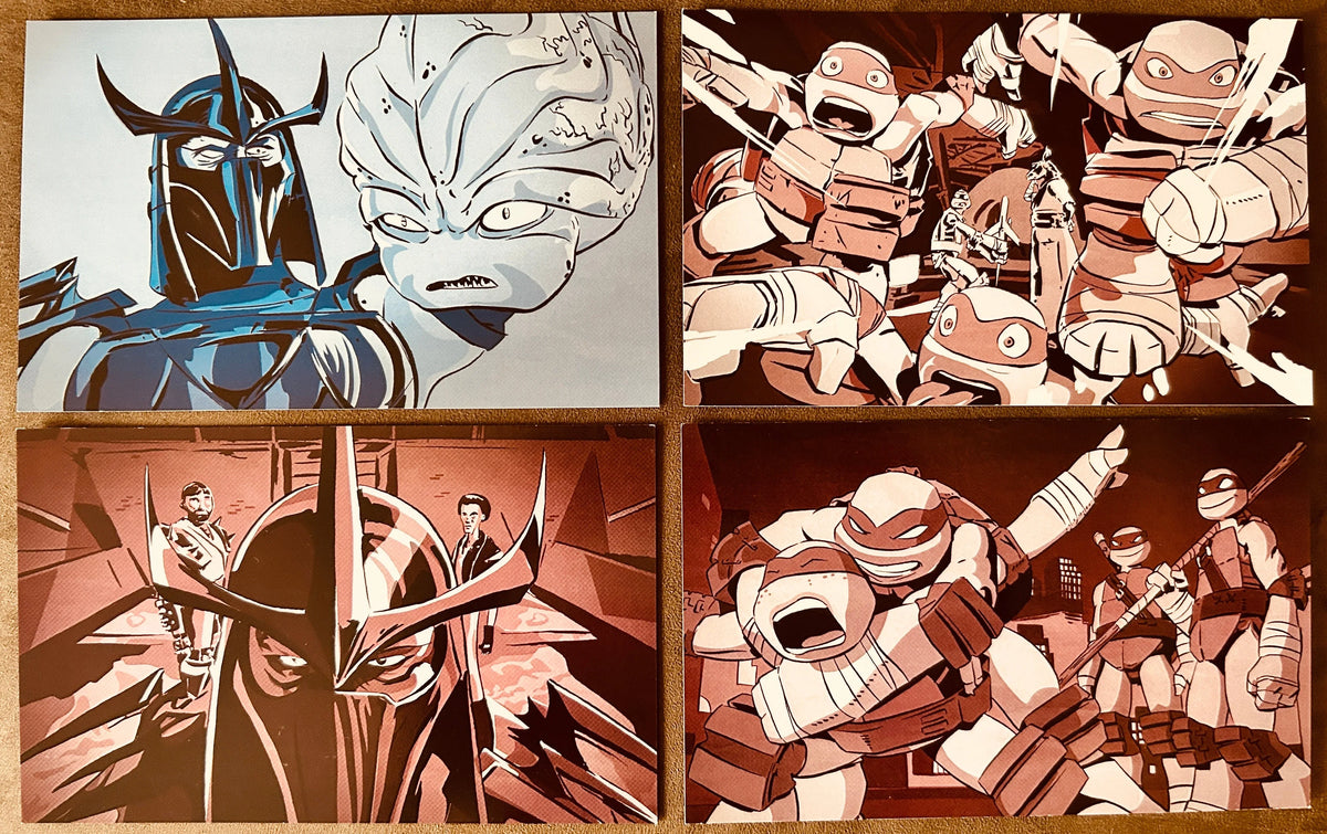 Teenage Mutant Ninja Turtles TMNT Fan Club 2013 SDCC 5x8 art card set - AutographsForSale.com
