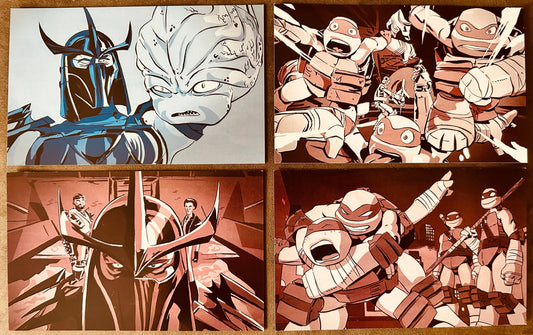 Teenage Mutant Ninja Turtles TMNT Fan Club 2013 SDCC 5x8 art card set - AutographsForSale.com