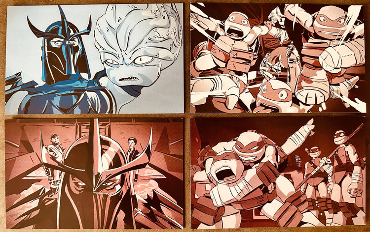 Teenage Mutant Ninja Turtles TMNT Fan Club 2013 SDCC 5x8 art card set - AutographsForSale.com