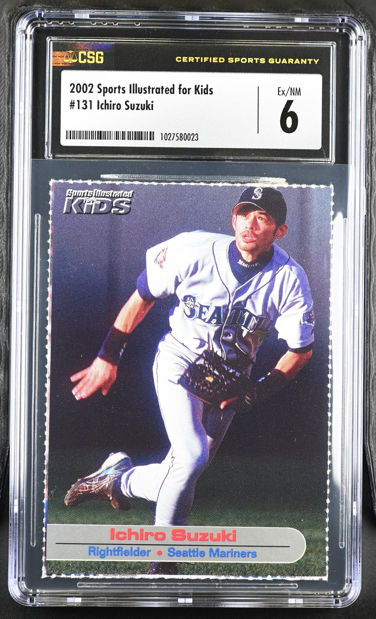 Ichiro Suzuki Mariners 2002 SI for Kids card CSG 6 - AutographsForSale.com
