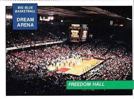 Louisville Freedom Hall 1991 Big Blue basketball card - AutographsForSale.com