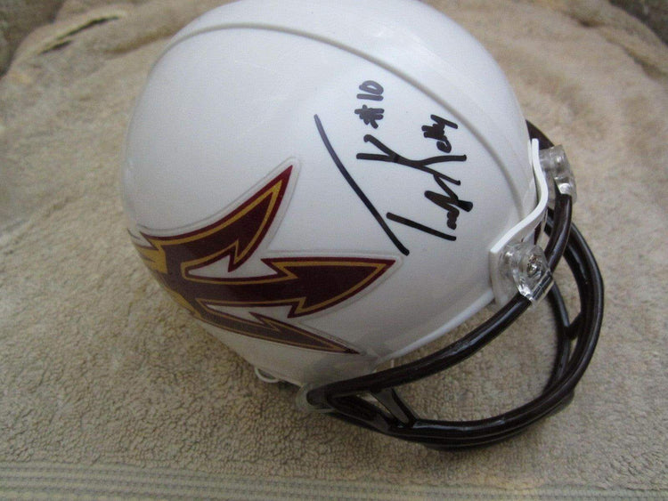 Taylor Kelly signed Arizona State Sun Devils mini helmet - AutographsForSale.com