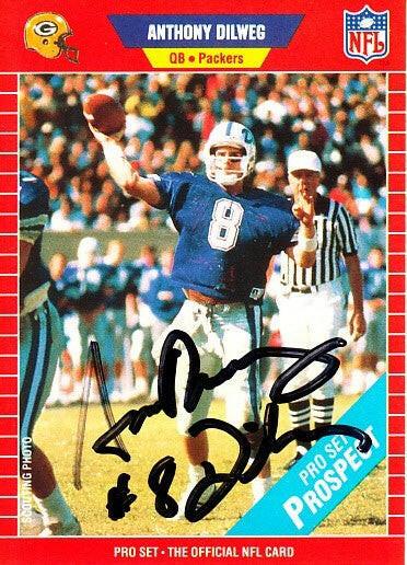 Anthony Dilweg signed Duke Blue Devils 1989 Pro Set RC - AutographsForSale.com