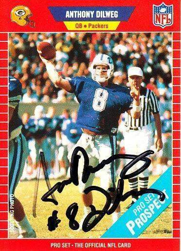 Anthony Dilweg signed Duke Blue Devils 1989 Pro Set RC - AutographsForSale.com