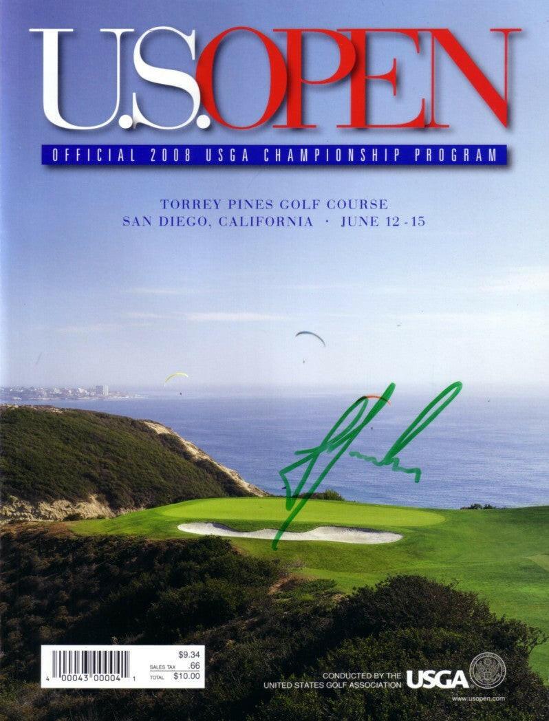 Trevor Immelman autographed 2008 US Open program - AutographsForSale.com
