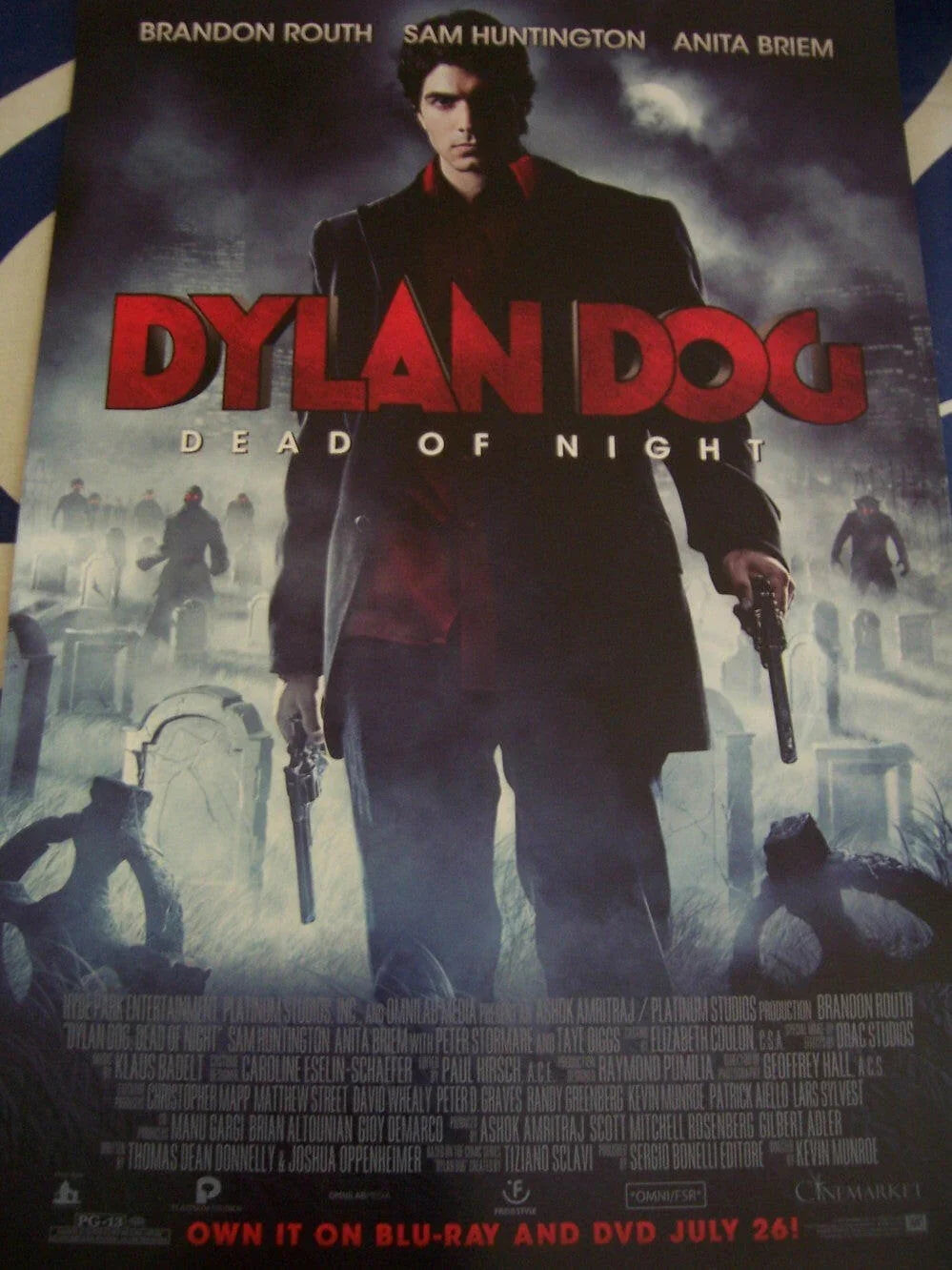 Dylan Dog movie 2011 SDCC mini poster (Brandon Routh) - AutographsForSale.com