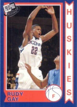 Rudy Gay UConn Huskies 2006 Press Pass National Convention promo card - AutographsForSale.com