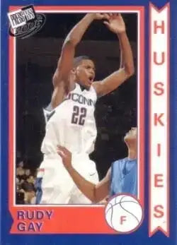Rudy Gay UConn 2006 Press Pass National Convention promo card - AutographsForSale.com
