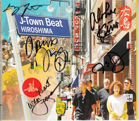 Hiroshima Complete Band signed J Town Beat CD Dan Kuramoto June Kuramoto Danny Yamamoto - AutographsForSale.com