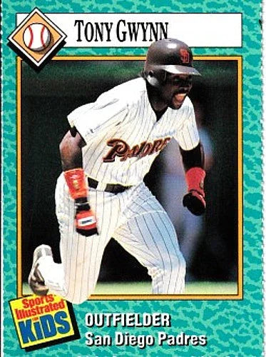 Tony Gwynn San Diego Padres 1989 SI for Kids card - AutographsForSale.com