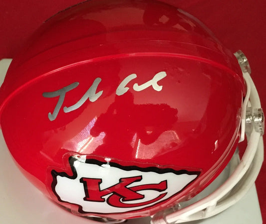 Jamaal Charles autographed Kansas City Chiefs mini helmet JSA - AutographsForSale.com