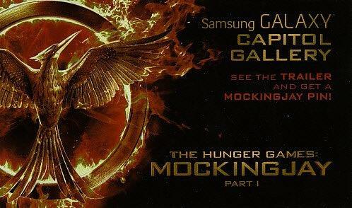 Hunger Games Mockingjay movie 2014 SDCC 3x5 promo card - AutographsForSale.com