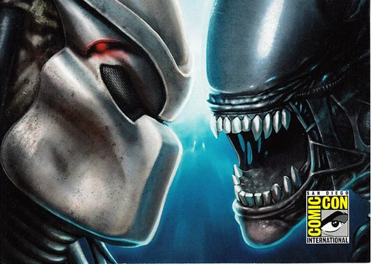 AVP Alien vs. Predator Evolution video game 2015 Comic-Con 5x7 inch promo card - AutographsForSale.com