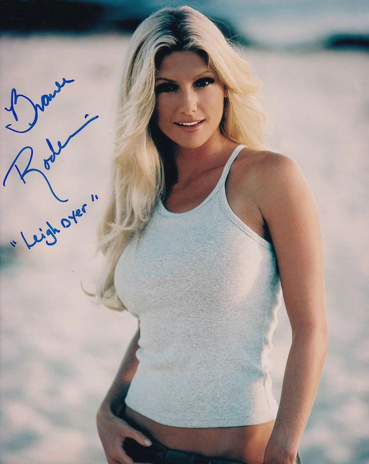 Brande Roderick autographed Baywatch Hawaii 8x10 photo inscribed Leigh Dyer - AutographsForSale.com