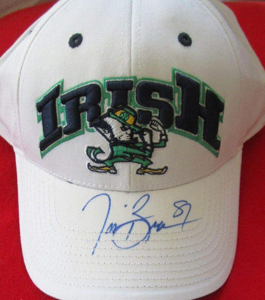 Tim Brown signed Notre Dame cap (full name signature) JSA - AutographsForSale.com