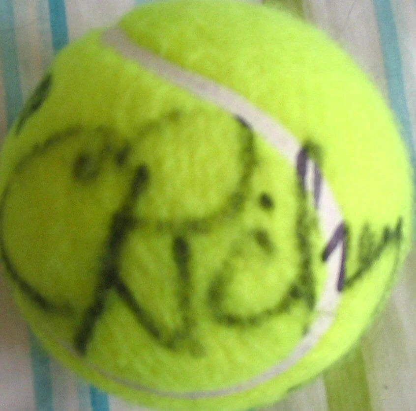 Cliff Richey autographed tennis ball - AutographsForSale.com