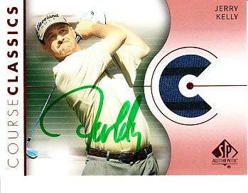 Jerry Kelly signed 2003 SP Authentic golf tournament worn shirt card - AutographsForSale.com