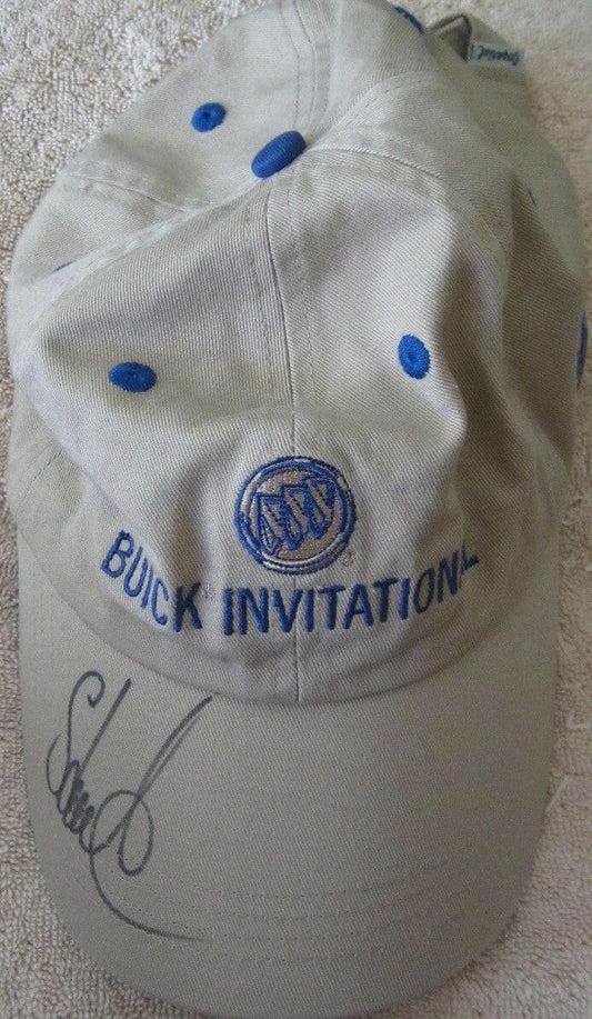 Stuart Appleby signed Buick Invitational PGA Tour golf Cap - AutographsForSale.com