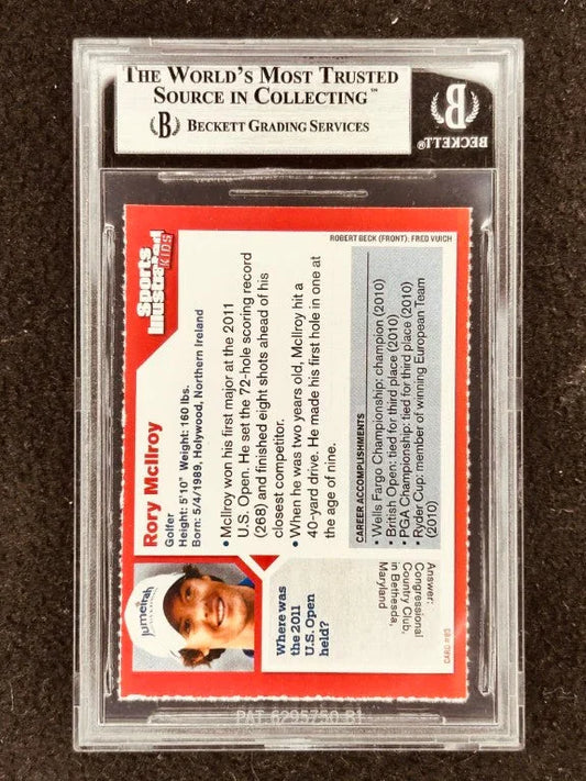 Rory McIlroy 2011 Sports Illustrated for Kids golf Rookie Card BGS Graded 8.5 - AutographsForSale.com