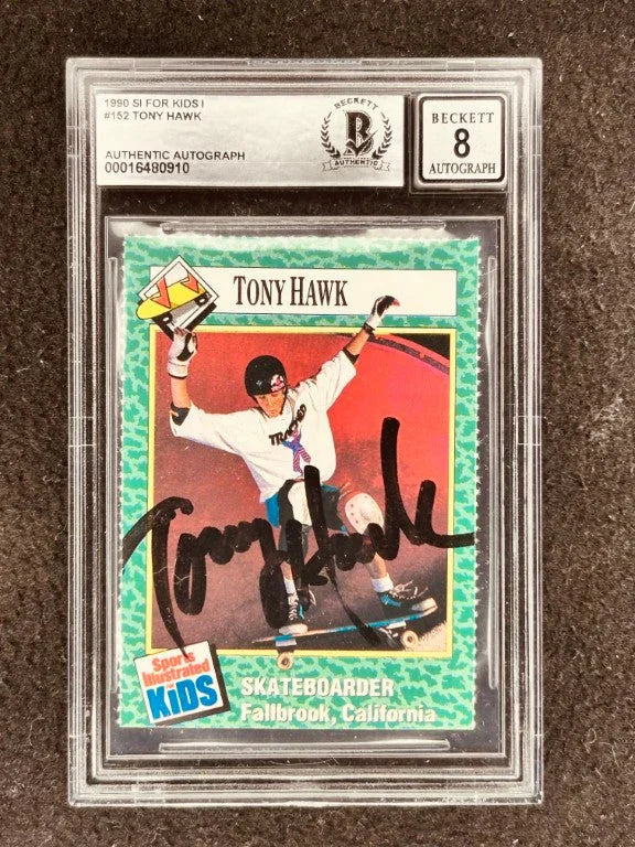 Tony Hawk signed 1990 SI for Kids RC BAS certified grade 8 - AutographsForSale.com