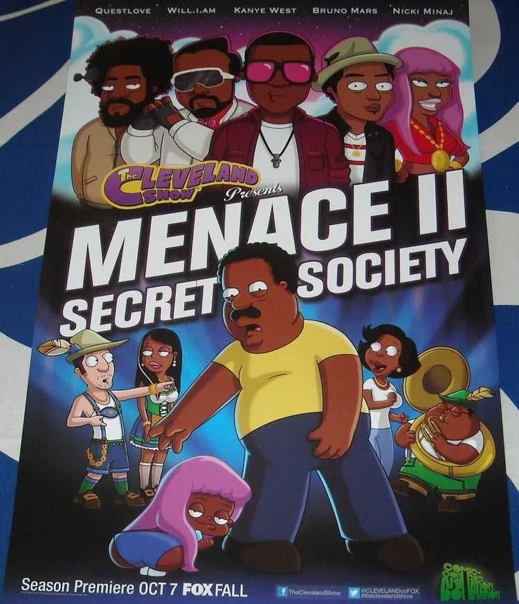 Cleveland Show (Family Guy) 2012 SDCC mini poster - AutographsForSale.com