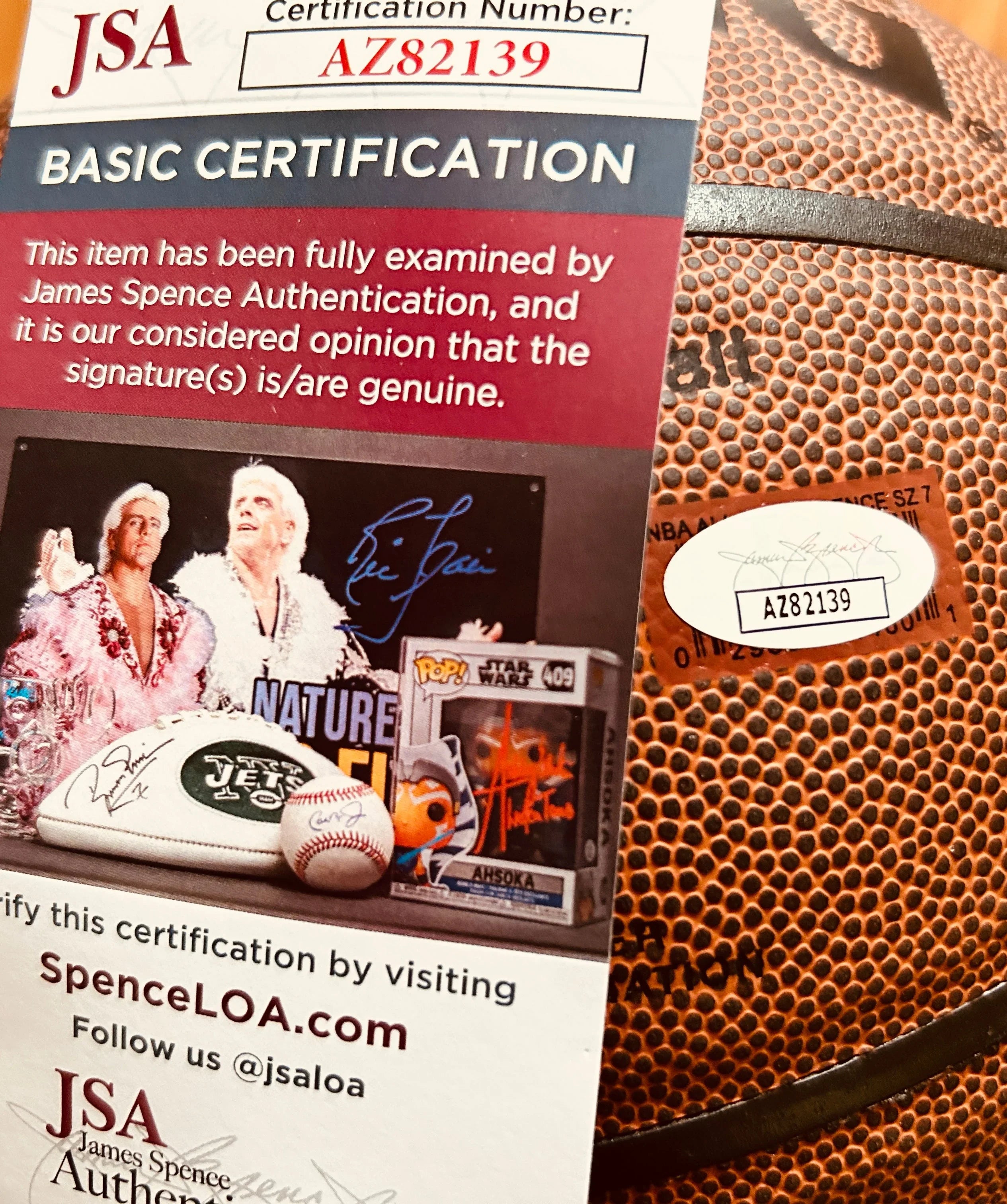 Dave Bing autographed Spalding NBA basketball JSA Detroit Pistons - AutographsForSale.com