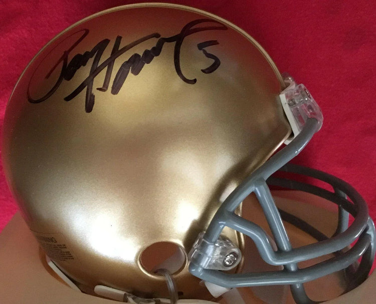 Paul Hornung autographed Notre Dame Riddell mini helmet JSA - AutographsForSale.com