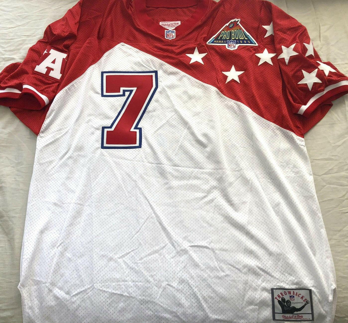John Elway 1995 AFC Pro Bowl Mitchell & Ness jersey New Denver Broncos - AutographsForSale.com
