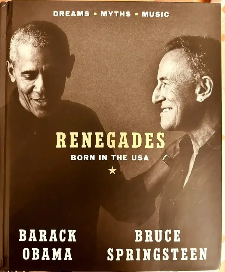 Bruce Springsteen autographed Renegades 1st edition book JSA - AutographsForSale.com