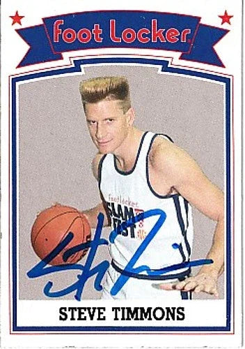 Steve Timmons signed 1989 Foot Locker Slam Fest Rookie Card - AutographsForSale.com